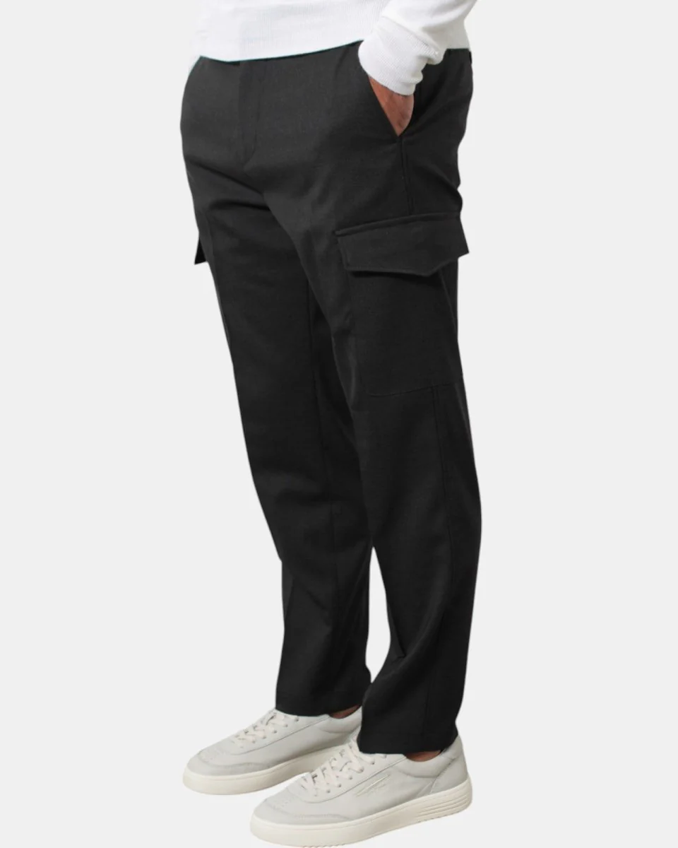 PANTALONE BE.ABLE MOD. KARL - GRIGIO SCURO - immagine 3