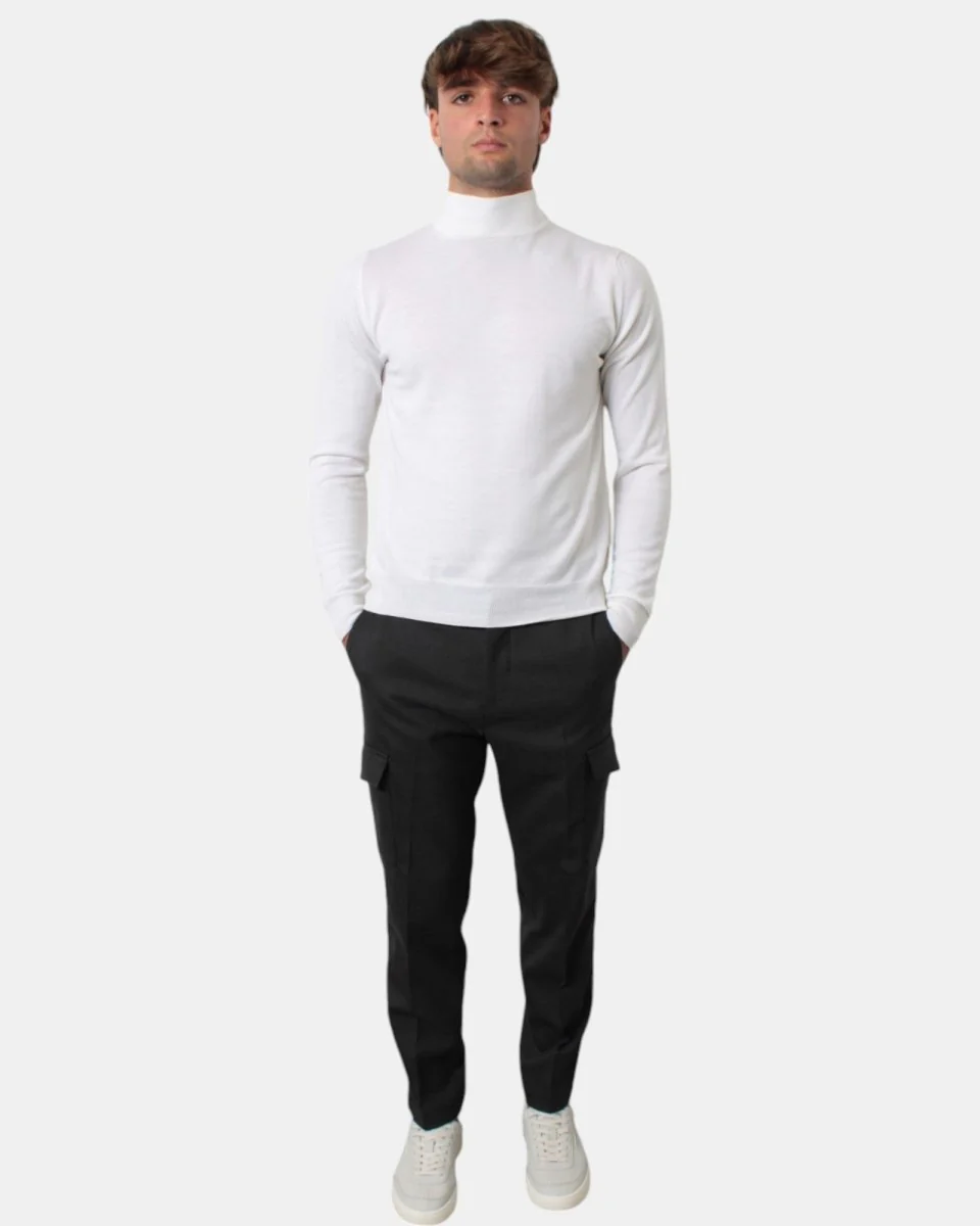 PANTALONE BE.ABLE MOD. KARL - GRIGIO SCURO - immagine 5