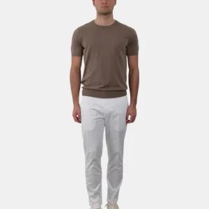 PANTALONE BE.ABLE MOD. LOUIS REGULAR - BIANCO