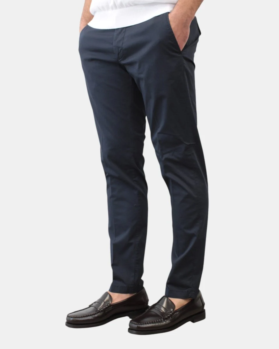 PANTALONE BE.ABLE MOD. LOUIS REGULAR - BLU SCURO - immagine 3