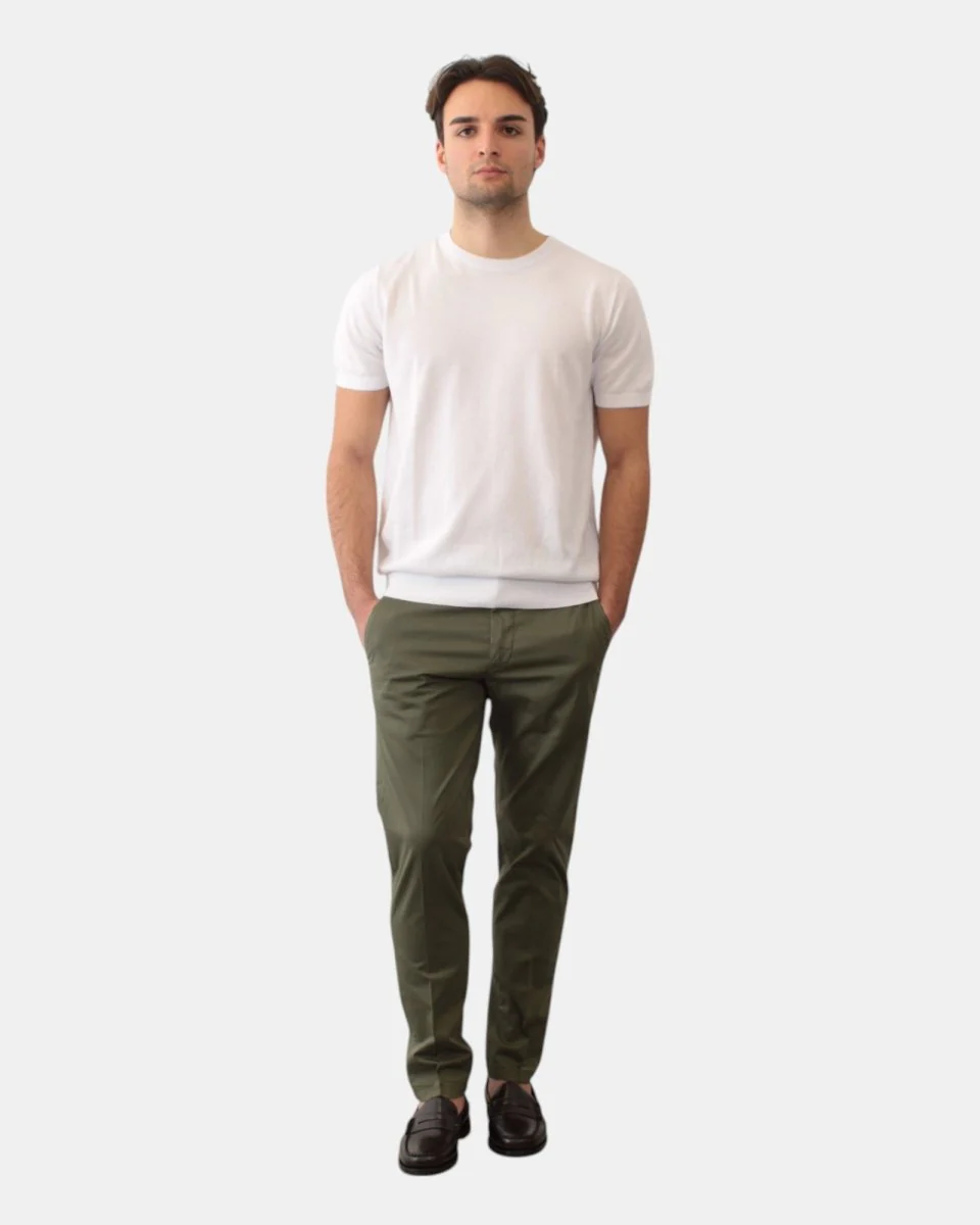 PANTALONE BE.ABLE MOD. LOUIS REGULAR - MILITARE - immagine 2