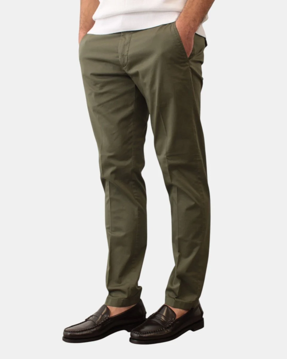 PANTALONE BE.ABLE MOD. LOUIS REGULAR - MILITARE - immagine 3