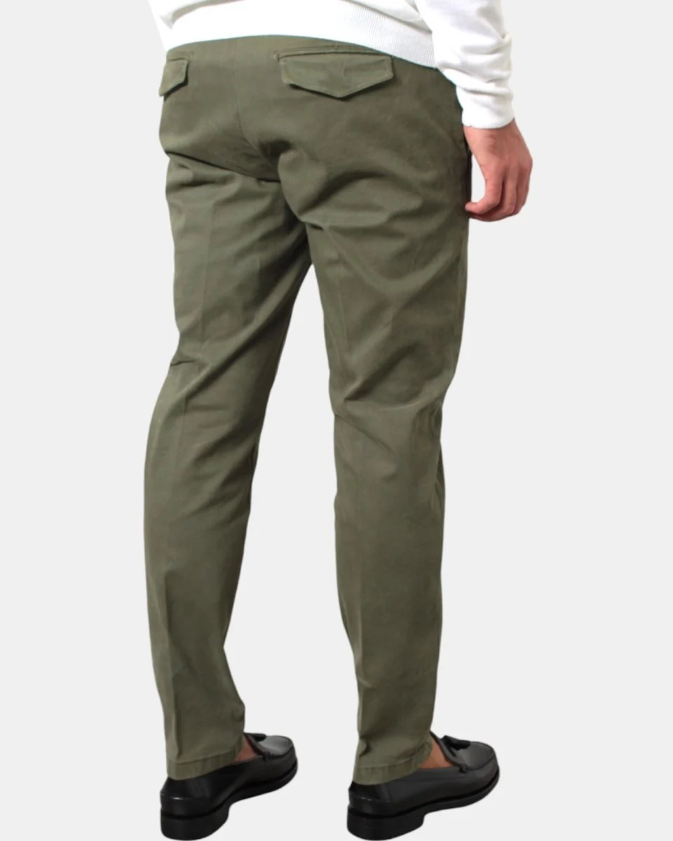 PANTALONE BE.ABLE MOD. LOUIS REGULAR - MILITARE - immagine 4