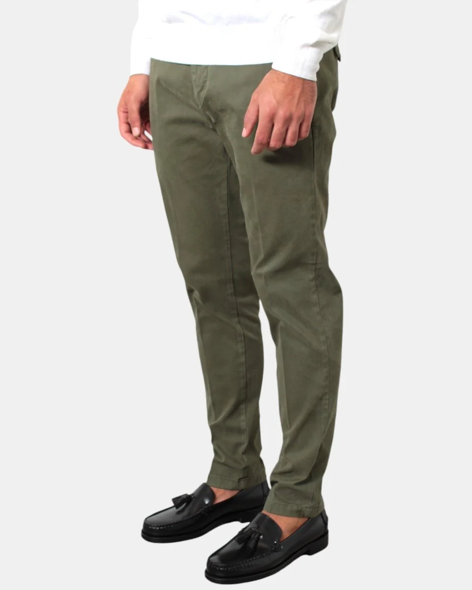 PANTALONE BE.ABLE MOD. LOUIS REGULAR - MILITARE - immagine 3