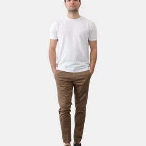 PANTALONE BE.ABLE MOD. LOUIS REGULAR - TABACCO