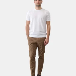 PANTALONE BE.ABLE MOD. RICCARDO NO PENCE REGULAR - TABACCO