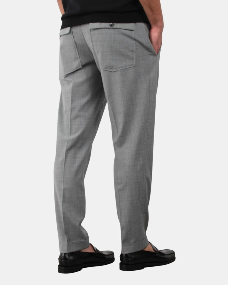 PANTALONE CARGO MICHELE CARBONE MOD. WORK - 003 GRIGIO - immagine 4