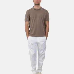 PANTALONE CARGO MICHELE CARBONE MOD. WORK - 282 BIANCO