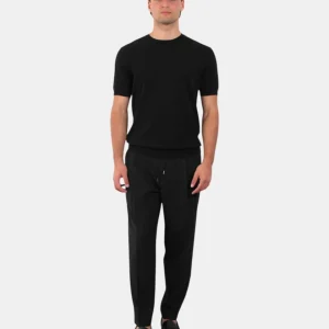 PANTALONE CON COULISSE BE.ABLE MOD. BADDY - NERO