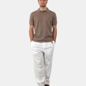 PANTALONE CON COULISSE WHITE SAND - 01