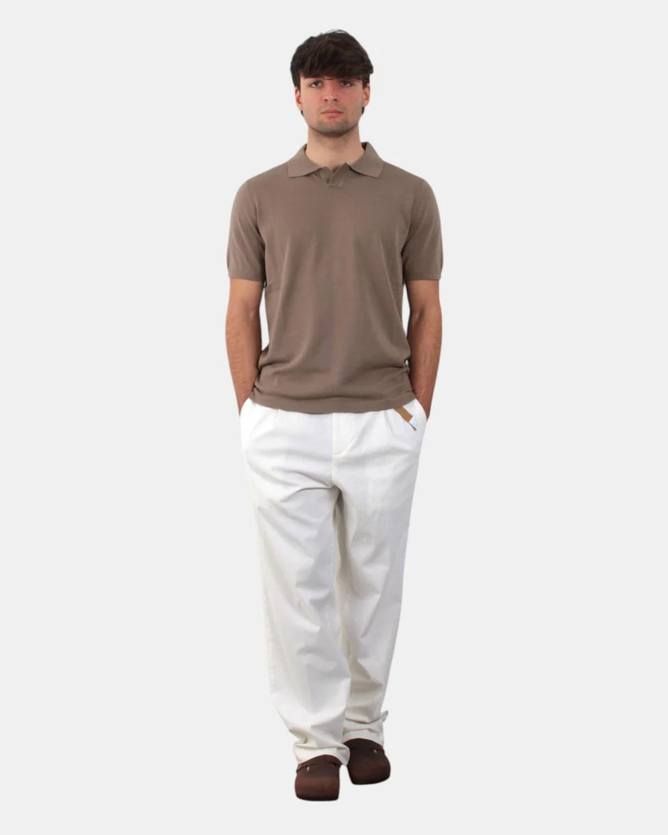 PANTALONE CON COULISSE WHITE SAND - 01
