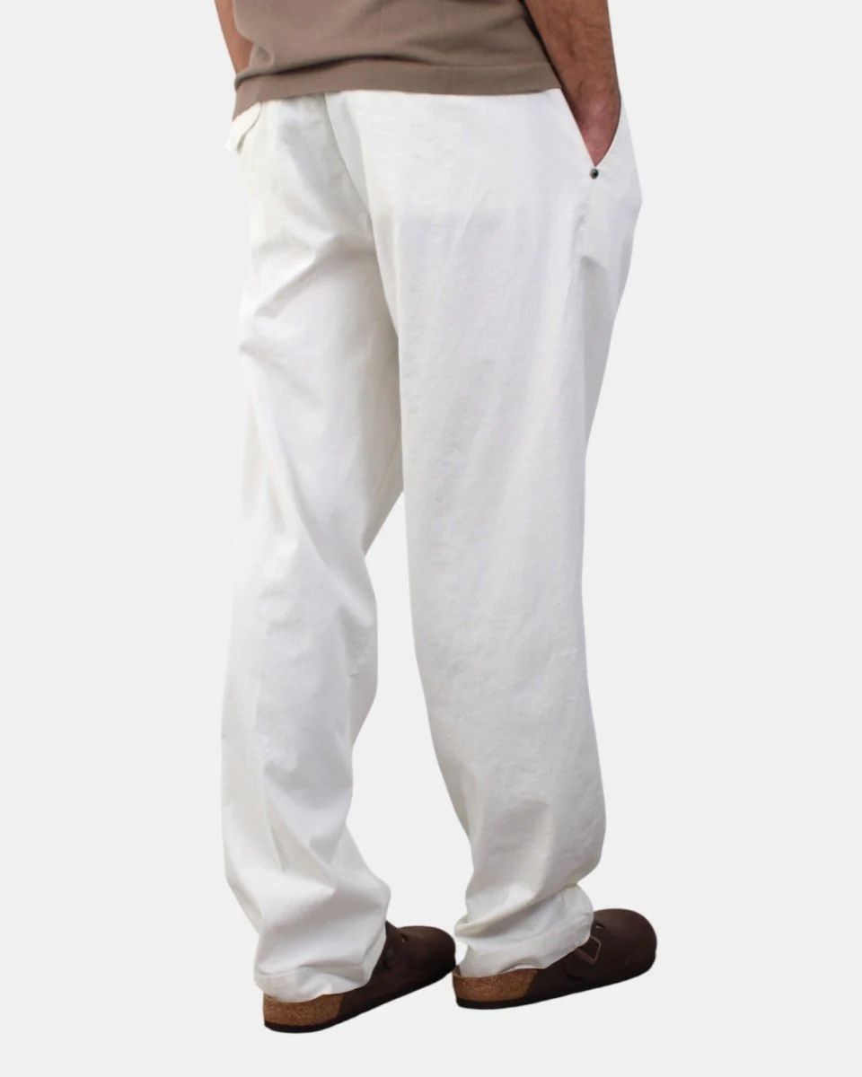 PANTALONE CON COULISSE WHITE SAND - 01 - immagine 4