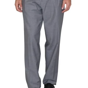 pantalone in cordura di lana - 34 grigio scuro