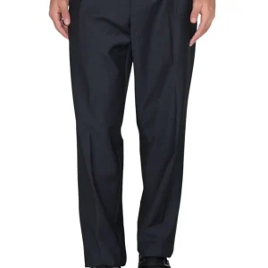 pantalone in cordura di lana - 999 nero