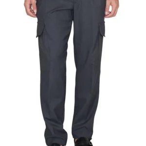 pantalone in flanella tecnica - 34 grigio medio