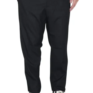 pantalone in flanella tecnica - 999 nero