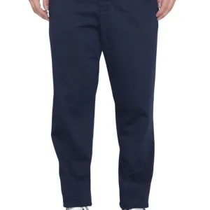pantalone in gabardina - 037 blu navy