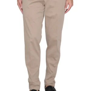 pantalone in gabardina - 28 tortora