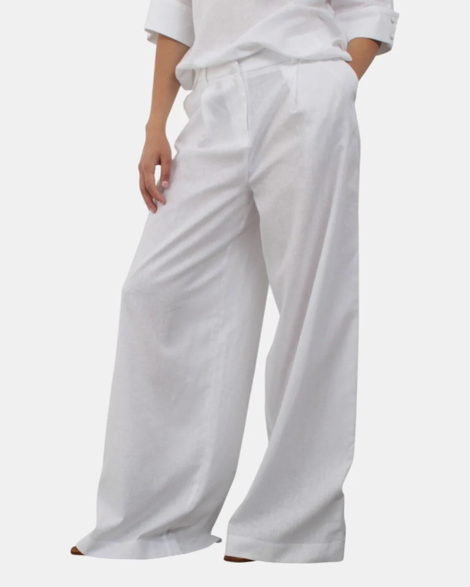 PANTALONE JIJIL - 0001 - BIANCO - immagine 3