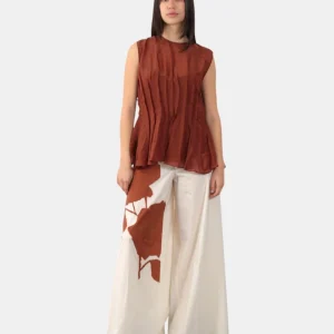 pantalone liviana conti mod. ilaria - ros-5 rosa macro cocc