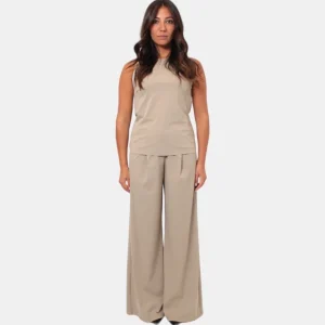 PANTALONE MAX MARA LEISURE MOD. BONN - 001 TORTORA