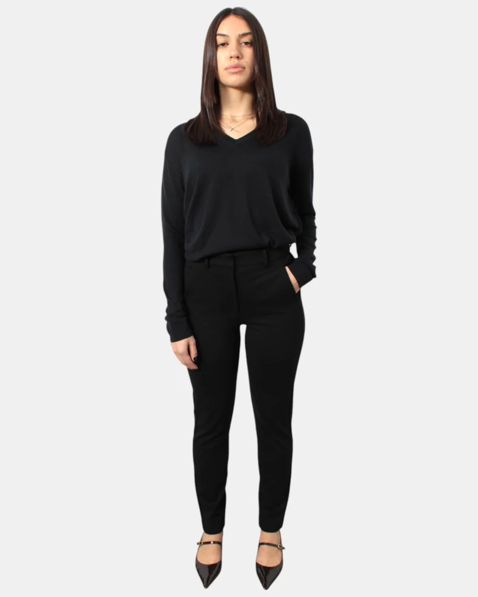 PANTALONE MAX MARA LEISURE MOD. EFFETTO - 005 NERO