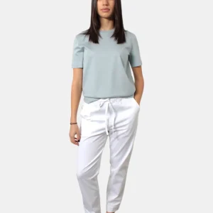 PANTALONE MAX MARA LEISURE MOD. MARA - 003 BIANCO