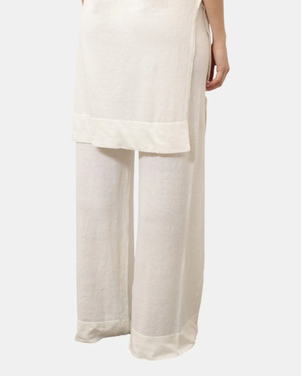 Pantalone - panna - immagine 4