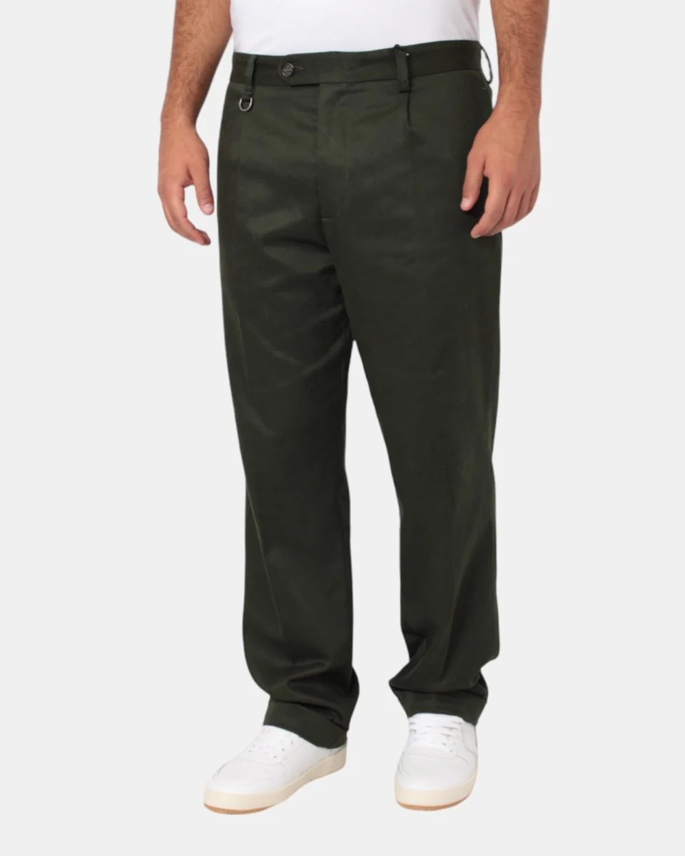 PANTALONE PAOLO PECORA - 5334 MILITARE - immagine 3