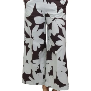 PANTALONE - S8341 STAMPA MOKA/MENTA