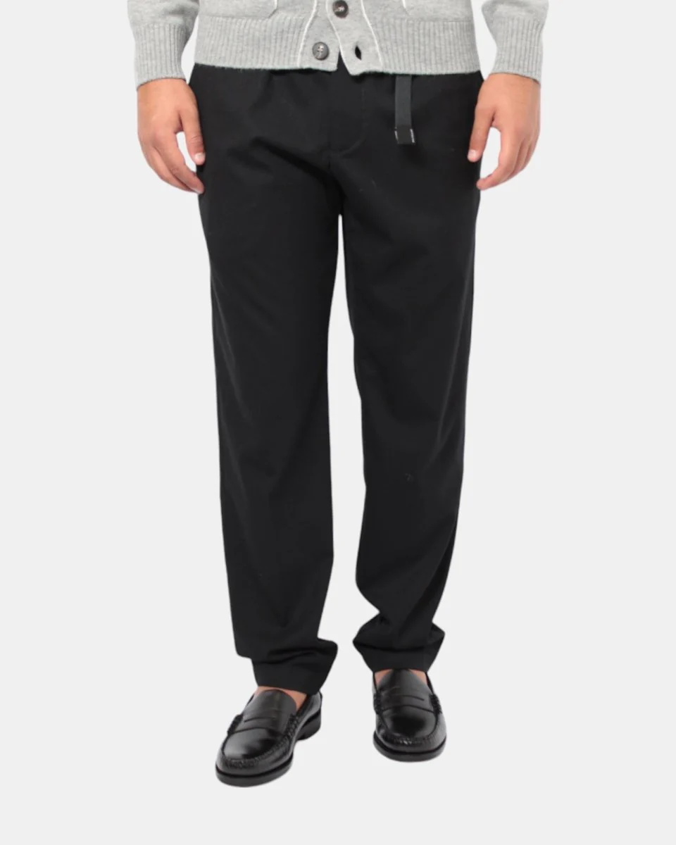 PANTALONE WHITE SAND - 999 NERO - immagine 3