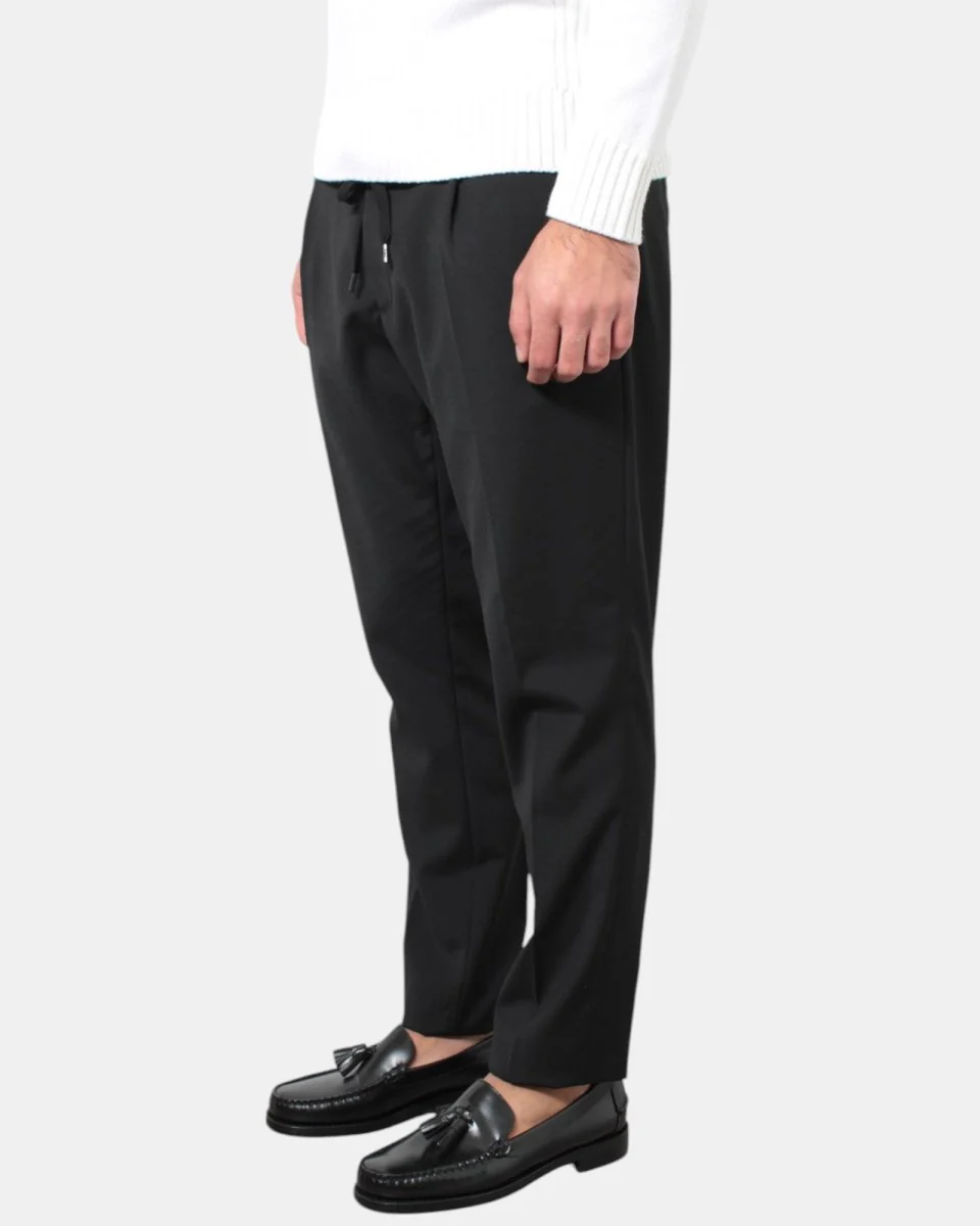 PAOLO PECORA - Pantaloni Nero - immagine 3