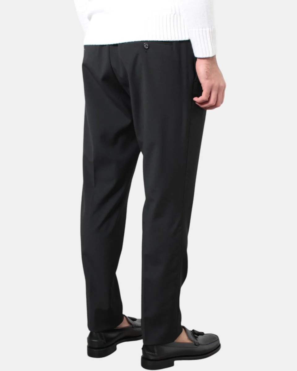 PAOLO PECORA - Pantaloni Nero - immagine 4