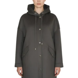 parka semi over - dark green
