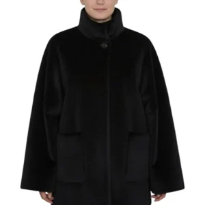 peacoat a collo alto e tesconi - 024 nero