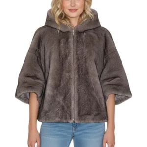 peacoat con zip reversibile - 047 lupo/silver