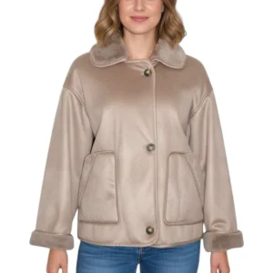 peacoat oversize - 028 macchiato/dust beige