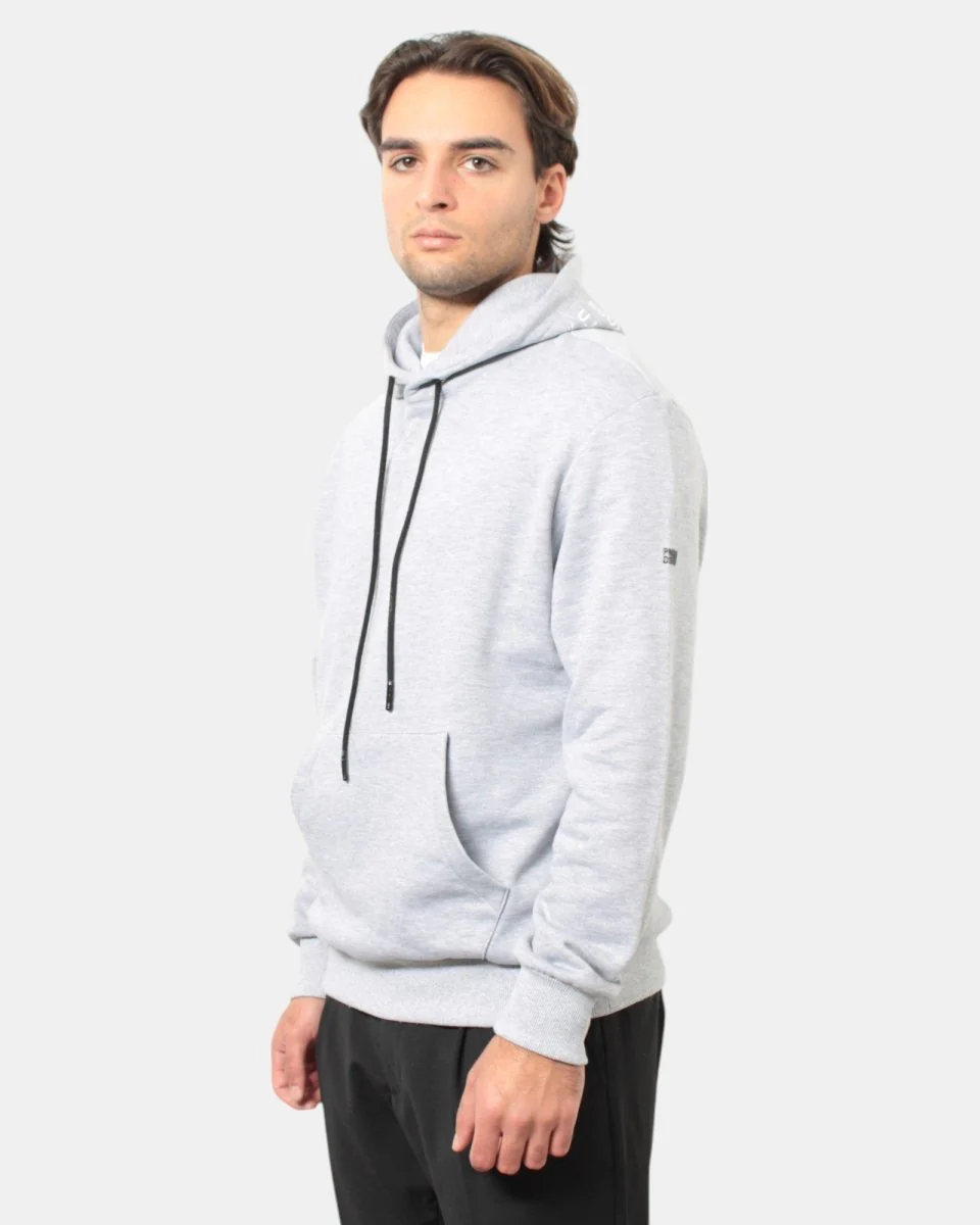 PMDS - Felpe Con Cappuccio Grigio - immagine 3