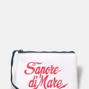 pochette mod. aline sponge - terry sapore di mare mini logo 10 emb