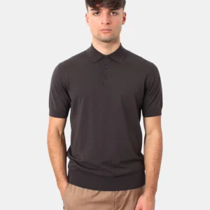 POLO A MANICA CORTA PAOLO PECORA - 2230 MARRONE