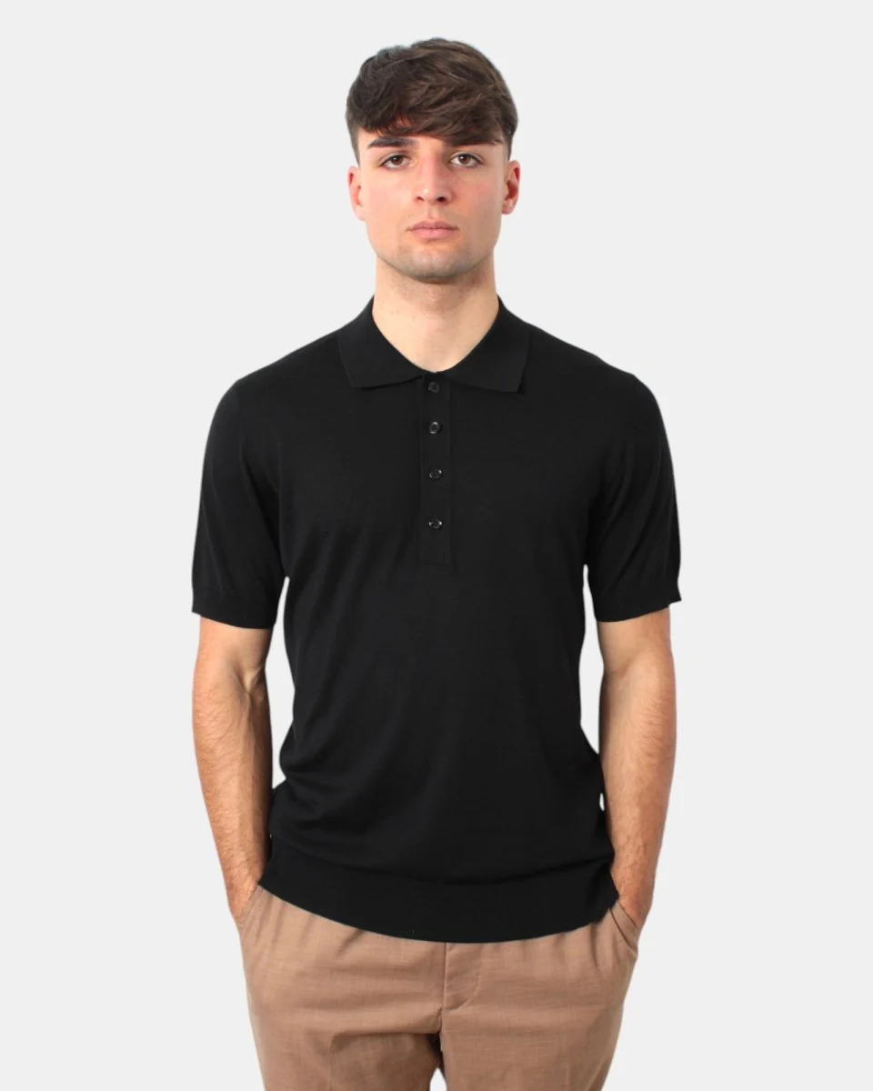 POLO A MANICA CORTA PAOLO PECORA - 9000 NERO