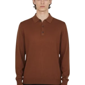 POLO A MANICA LUNGA - BRUCIATO