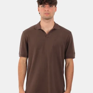 POLO PIQUET - 18 BROWN