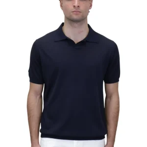 POLO RASATA CALATA - 38 BLU