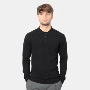 POLO RASATO DANIELE FIESOLI - 13 NERO