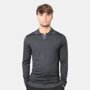 POLO SENZA BOTTONI DANIELE FIESOLI - 09 NERO