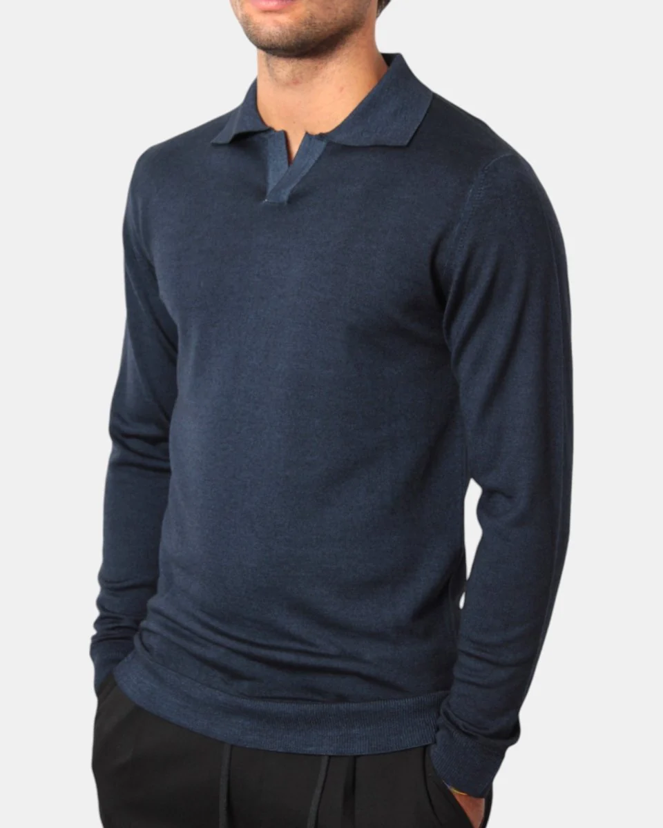 POLO SENZA BOTTONI DANIELE FIESOLI - 24 NOTTE - immagine 5