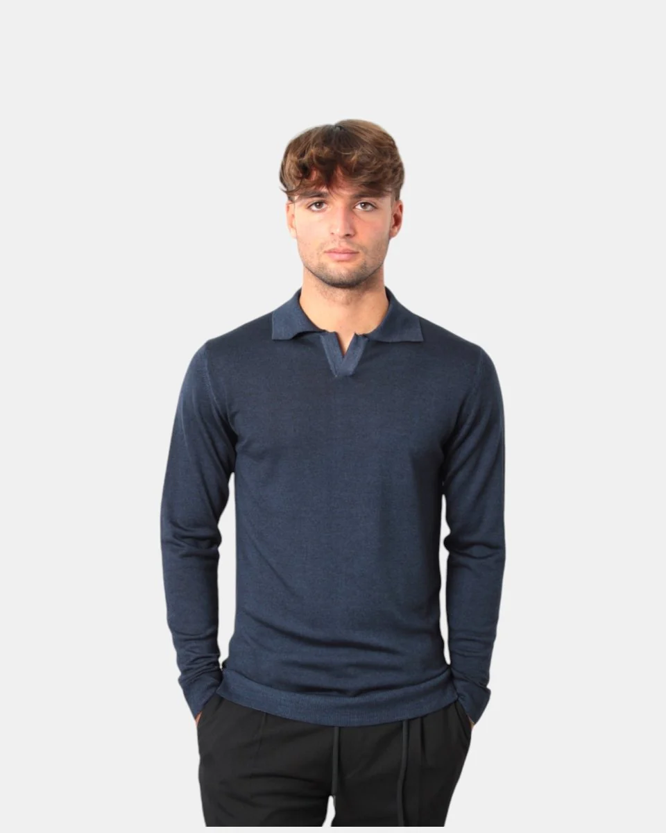 POLO SENZA BOTTONI DANIELE FIESOLI - 24 NOTTE - immagine 2