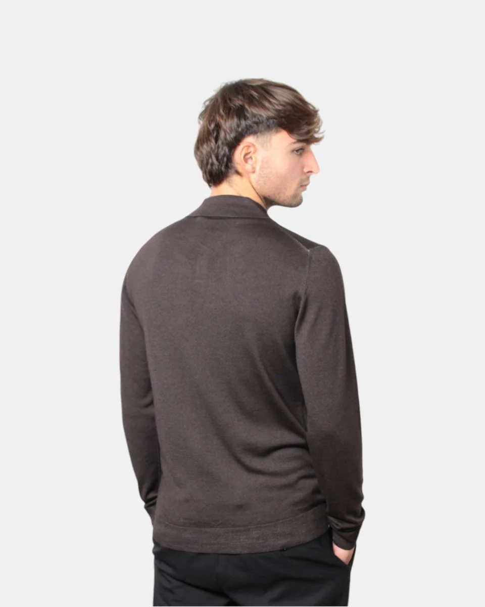 POLO SENZA BOTTONI DANIELE FIESOLI - 33 MORO - immagine 4