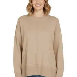 pull con tasche - 3501 cammello